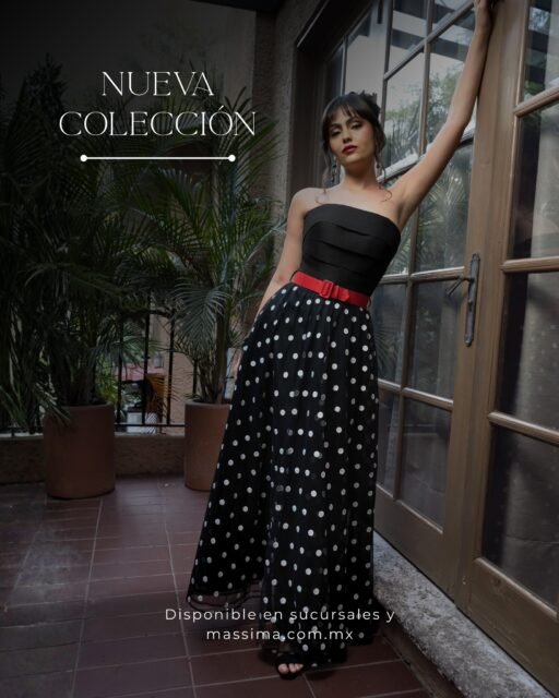 Los lunares regresan con más fuerza que nunca esta Primavera 2026. Nuestro nuevo vestido negro strapless con falda de polka dots es la mezcla perfecta entre elegancia clásica y un toque juvenil. 🖤⚪️

Ligero, sofisticado y listo para cualquier evento bajo el sol o las estrellas.

✨ Sé la primera en llevar la tendencia de la temporada. 
🛒 Disponible en sucursales y en massima.com.mx