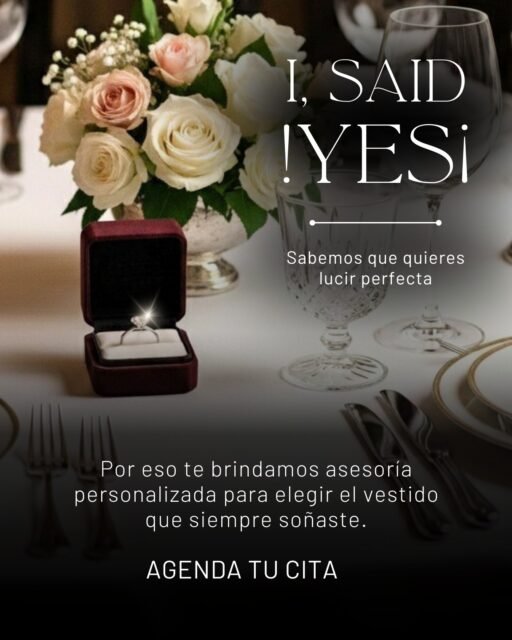💍 ¿Lista para dar el siguiente paso? 

Cada hilo y cada bordado son el reflejo de la calidad premium que nuestras clientas aman. Porque en ese evento especial, tu única preocupación debe ser disfrutar; nosotros nos encargamos de que luzcas impecable.

📍 Agenda tu cita hoy mismo en el link de bio