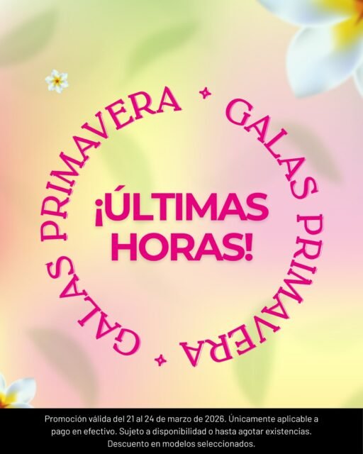 ¡𝐐𝐮𝐞 𝐧𝐨 𝐬𝐞 𝐭𝐞 𝐞𝐬𝐜𝐚𝐩𝐞𝐧 𝐭𝐮𝐬 𝐟𝐚𝐯𝐨𝐫𝐢𝐭𝐨𝐬ⵑ ✨

Nuestras 𝐆𝐚𝐥𝐚𝐬 𝐝𝐞 𝐏𝐫𝐢𝐦𝐚𝐯𝐞𝐫𝐚 están en su recta final y es el momento perfecto para ese cambio de look que tanto querías. ¡No dejes que se agoten!

🛍️ Aprovecha hasta un 𝟒𝟎% 𝐃𝐄 𝐃𝐄𝐒𝐂𝐔𝐄𝐍𝐓𝐎 en modelos seleccionados 𝐩𝐚𝐠𝐚𝐧𝐝𝐨 𝐞𝐧 𝐞𝐟𝐞𝐜𝐭𝐢𝐯𝐨.

⏳ Tienes hasta mañana (𝟐𝟒 𝐝𝐞 𝐦𝐚𝐫𝐳𝐨) para renovar tu clóset con ese estilo que te encantó. ¡Te esperamos!

📍 Encuentra tu sucursal aquí: https://bit.ly/4apBByT
💻 Visita nuestra tienda en línea massima.com.mx

#Massima #OfertasImperdibles #LookPrimaveral #centrohistorico