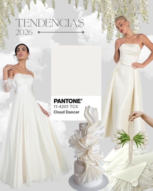 𝐀𝐝𝐢𝐨́𝐬 𝐚𝐥 𝐛𝐥𝐚𝐧𝐜𝐨 𝐫𝛊́𝐠𝐢𝐝𝐨, 𝐡𝐨𝐥𝐚 𝐚 𝐥𝐚 𝐜𝐚𝐥𝐢𝐝𝐞𝐳 𝐝𝐞𝐥 𝐂𝐥𝐨𝐮𝐝 𝐃𝐚𝐧𝐜𝐞𝐫. ☁️✨

¿Estás buscando el vestido de novia perfecto pero sientes que el blanco puro es demasiado "frío" o tradicional? Bienvenida a la era del 𝐂𝐥𝐨𝐮𝐝 𝐃𝐚𝐧𝐜𝐞𝐫.

En este 2026 la naturalidad es el nuevo lujo. Este tono cremoso no solo aporta un aire de modernidad, sino que tiene la magia de armonizar con cada tipo de piel, resaltando tu brillo natural de una forma que el blanco óptico no logra.

𝐕𝐢𝐬𝐢𝐭𝐚 𝐧𝐮𝐞𝐬𝐭𝐫𝐚 𝐭𝐢𝐞𝐧𝐝𝐚 𝐞𝐧 𝐥𝛊́𝐧𝐞𝐚 📍 massima.com.mx

#CloudDancer #VestidoDeNovia #Boda2026 #BridalTrends