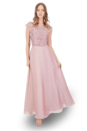 Vestido largo con canesu