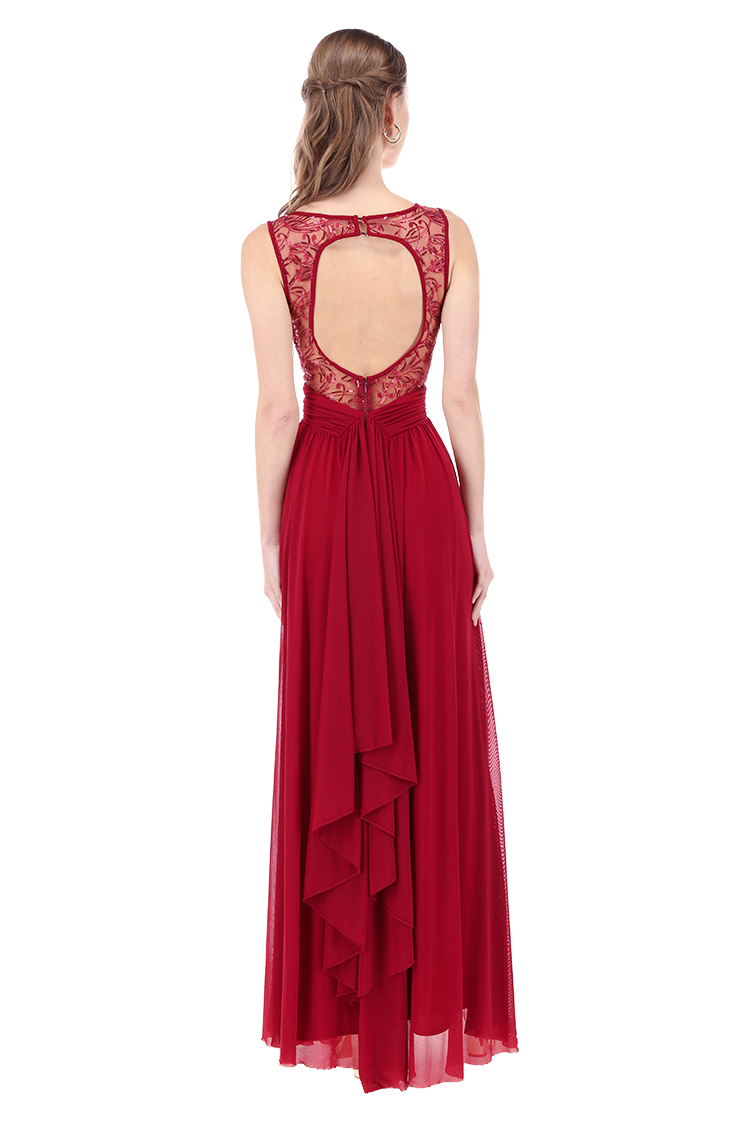 Vestido de Fiesta Noche Largo Escote Corazón - Image 2