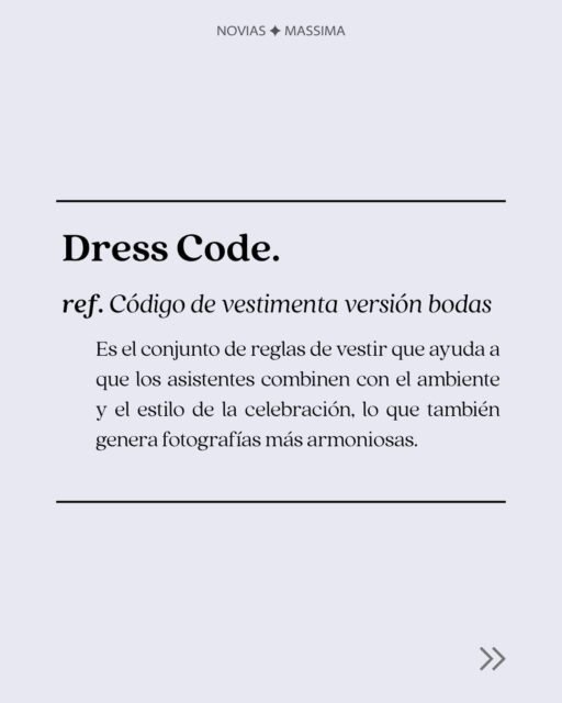 ¿Te invitaron a una boda y no sabes qué ponerte? 👰‍♀️✨Descifrar la etiqueta de una invitación no tiene por qué ser complicado. En esta Parte 1 te compartimos el ABC del dress code para eventos en playa, jardín y semiformal: las telas más frescas, los cortes en tendencia y cómo lucir perfecta según la ocasión.💡 Guarda esta publicación para tu próximo evento y dinos en los comentarios: ¿qué dress code nos faltó?#Massima #DressCode #InvitadaPerfecta #VestidosDeFiesta #BodasDeDía