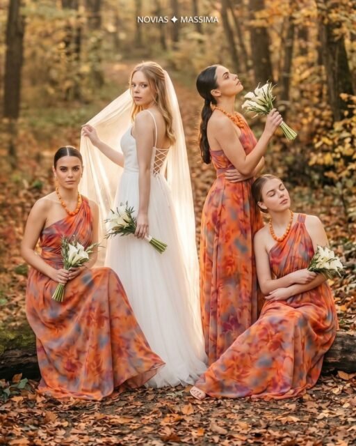 ¿Ya te imaginaste?En #Massima, entendemos esa visión y hemos creado la colección perfecta para que tú y tu "team" se mimeticen con la belleza de la temporada.🌿 Para ti: Un #vestidodenovia etéreo y sofisticado que capture la esencia de la naturaleza con detalles delicados y un fit impecable.🍁 Para tus #DamasdeHonor: Los vestidos fluidos más hermosos con estampados inspirados en la paleta de colores de octubre.No te conformes con menos. Asegura un look #spookyseason versión bodas, elegante y con ese auténtico efecto Wow que solo Massima te puede dar.¡Tu boda de ensueño te está esperando! 💍🤍#BodasDeOtoño #NoviasMassima #DamasDeHonor #boda