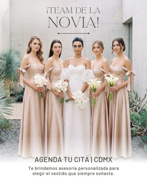 Compartir el camino al altar con tus personas favoritas no tiene precio, pero planearlo juntas es una experiencia que recordarán para siempre. ✨👯‍♀️

Asesoría de imagen personalizada para encontrar las siluetas que favorezcan a cada una de tus damas.

Diseños exclusivos para ti, tus damas, la mamá de la novia y la mamá del novio.

👉 Haz clic en el enlace  para agendar tu cita hoy mismo. https://massima.short.gy/AgendaCita