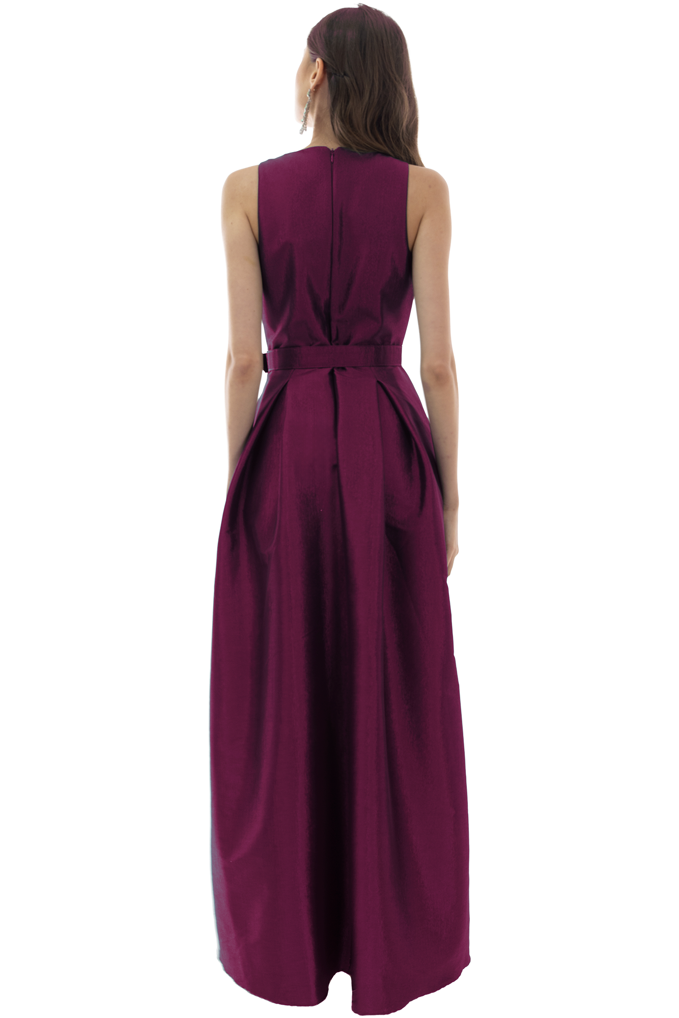 Maxi Vestido de Gala Escote V - Image 3