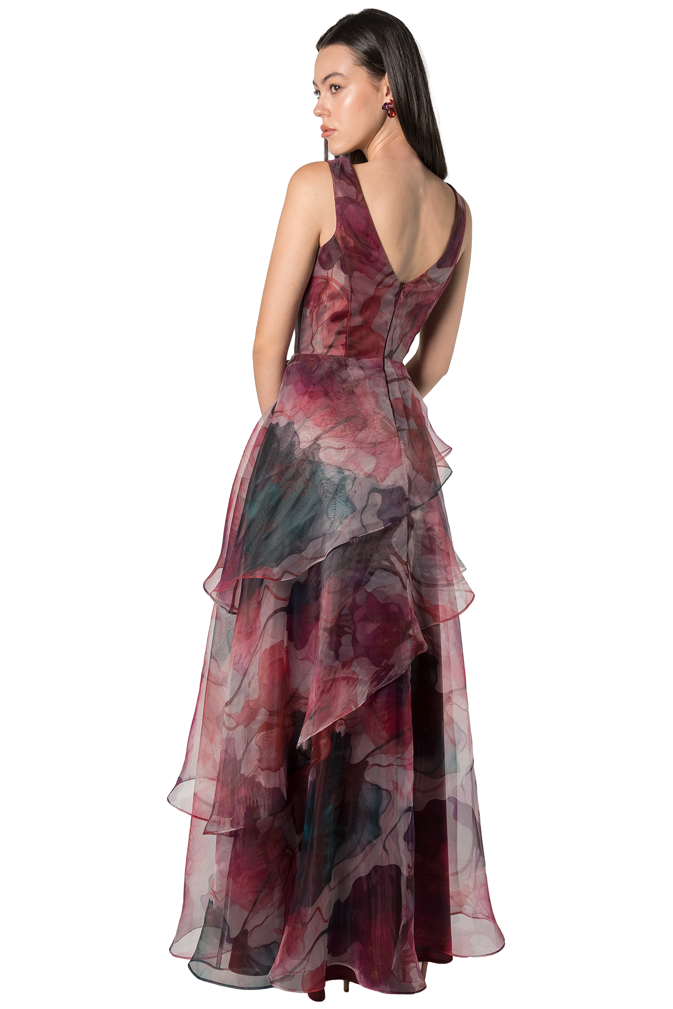 Vestido Fiesta Cóctel Estampado - Image 2