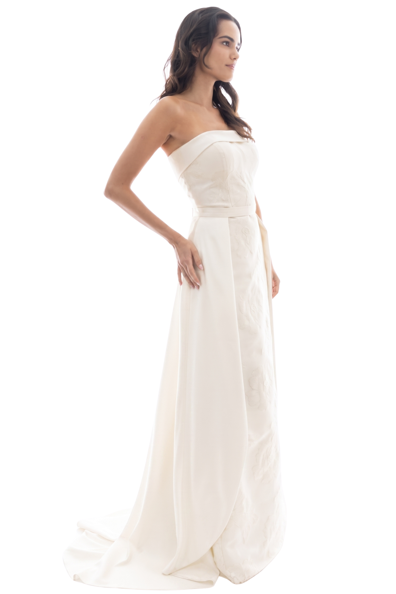Vestido de noiva strapless Massima