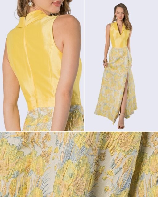 💛 𝐂𝐮𝐚𝐧𝐝𝐨 𝐞𝐥 𝐜𝐨𝐥𝐨𝐫 𝐲 𝐥𝐚 𝐭𝐞𝐱𝐭𝐮𝐫𝐚 𝐬𝐞 𝐞𝐧𝐜𝐮𝐞𝐧𝐭𝐫𝐚𝐧.

Una silueta halter que combina la estructura del tafetán stretch con la riqueza de un jacquard estampado.

La solapa tipo chal, el drapeado en la fajilla y las bolsas laterales aportan carácter a una pieza pensada para celebraciones especiales.

✨ Conoce la 𝐧𝐮𝐞𝐯𝐚 𝐜𝐨𝐥𝐞𝐜𝐜𝐢𝐨́𝐧 𝐎𝐭𝐨𝐧̃𝐨 𝐈𝐧𝐯𝐢𝐞𝐫𝐧𝐨.
🛒 Encuéntralo en massima.com.mx con envío seguro a todo México.

#NuevaColeccion #VestidosDeFiesta #vestidoamarillo #Massima #ModaFemenina