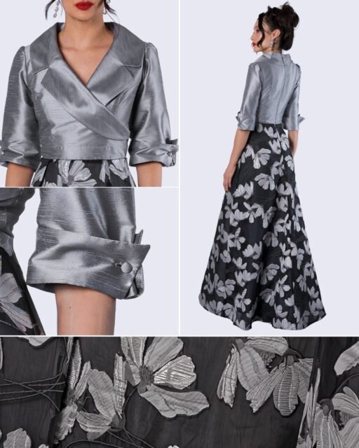 𝐏𝐫𝐞𝐬𝐞𝐧𝐜𝐢𝐚, 𝐬𝐨𝐟𝐢𝐬𝐭𝐢𝐜𝐚𝐜𝐢𝗼́𝐧 𝐲 𝐜𝐚𝐫𝗮́𝐜𝐭𝐞𝐫✨.El dupioni plateado metalizado aporta luminosidad a una silueta de líneas estructuradas, mientras la organza jacquard crea una sobrefalda con volumen y movimiento.El resultado: un diseño de gran presencia para una ocasión igualmente especial.Descubre los detalles de nuestra 𝐧𝐮𝐞𝐯𝐚 𝐜𝐨𝐥𝐞𝐜𝐜𝐢𝐨́𝐧 𝐎𝐭𝐨𝐧̃𝐨 𝐈𝐧𝐯𝐢𝐞𝐫𝐧𝐨.🛒 Disponible en massima.com.mx con 𝐞𝐧𝐯𝛊́𝐨 𝐚 𝐭𝐨𝐝𝐨 𝐌𝐞́𝐱𝐢𝐜𝐨.